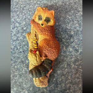 Vintage bosson chalkware raccoon wall decor